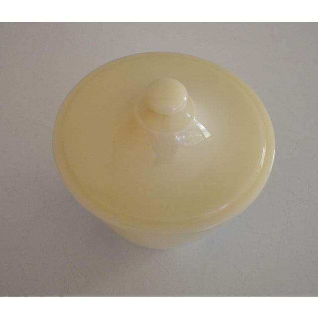 Vintage 1940s Fire King Tulip Grease Jar / Bowl W Lid Chairish