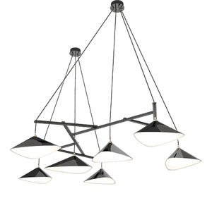Emily Group of Seven in High Gloss Paint Pendant Light from Moss Objects