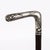 Antique French Silver Walking Cane Stick, 1800s For Sale - Image 4 of 10