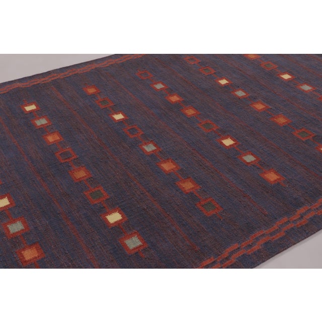 Handwoven in premium New Zealand wool, this 6x8 flatweave is a premier selection from our contemporary Scandinavian rug...