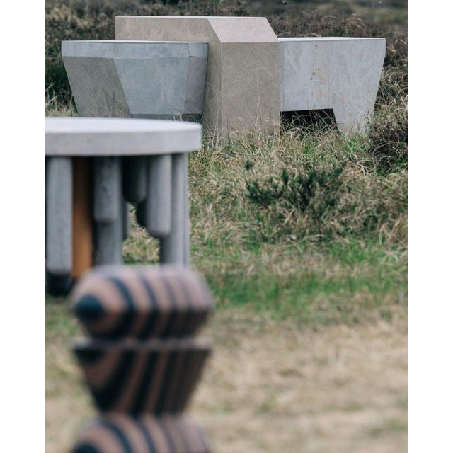 Matek Monolith Coffee Table in Recycled Composite by Project Materia For Sale - Image 6 of 9