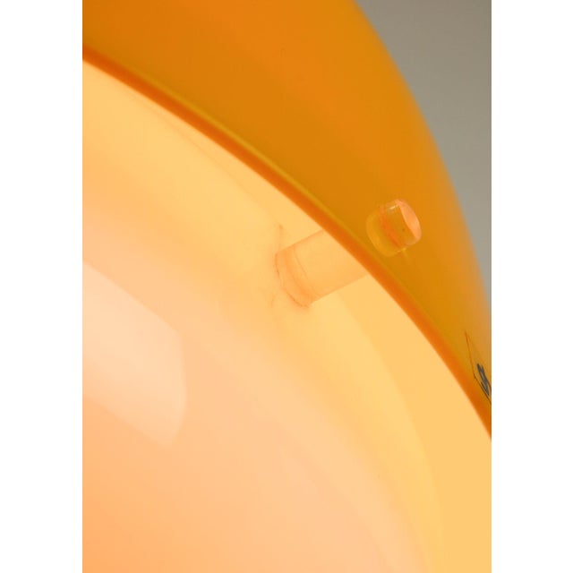 Space Age Yellow Medusa Floor Lamp by Luigi Massoni for Guzzini, 1970s For Sale - Image 14 of 18