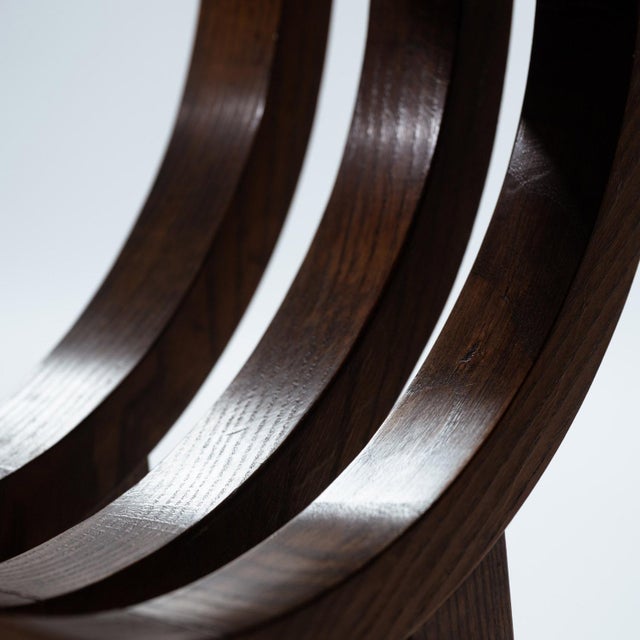 Mid-Century French Oak Parquetry Nesting Tables, 1950s, Set of 3 For Sale - Image 3 of 14