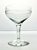 1950s Vintage Pair of Etched Grape Cluster Coupe Champagne Glasses For Sale - Image 4 of 5