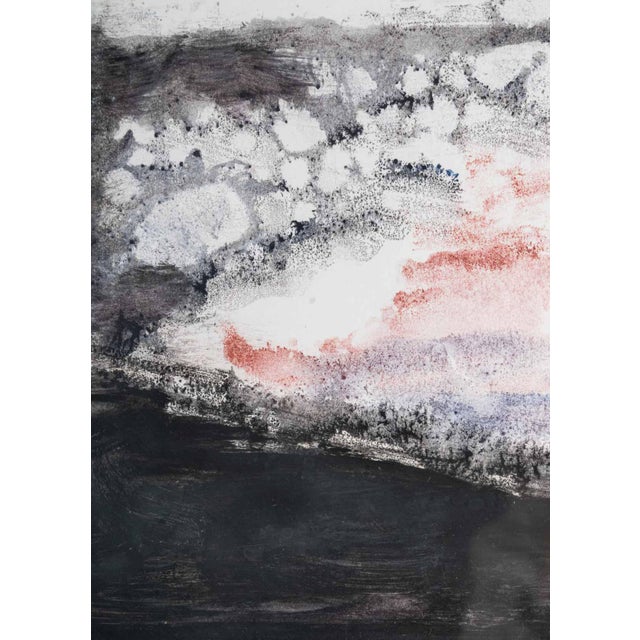 Figure with Hat, Monotype on Paper For Sale - Image 5 of 8