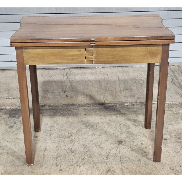 Mid 20th Century Mid 20th Century Kittinger Williamsburg Chippendale Style Mahogany Hall Table Game Table Cw 3 For Sale - Image 5 of 12