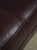 Ethan Allen Burgundy Leather Modern Sofa For Sale - Image 9 of 18