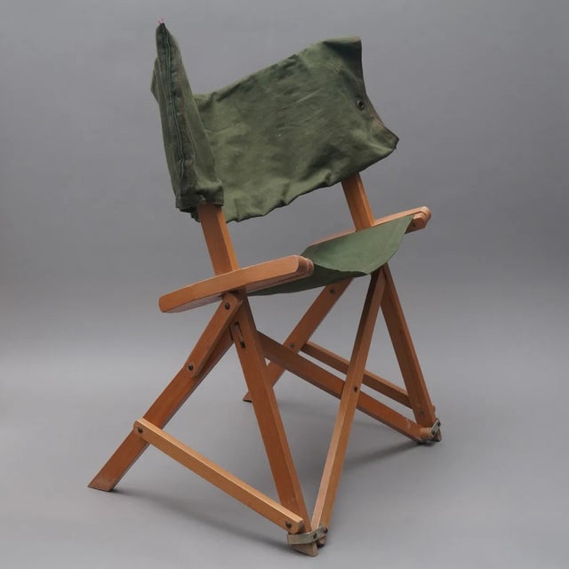 1960s Beach Folding Chair by Pier Giacomo Castiglioni for Gavina, Italy, 1960s For Sale - Image 5 of 17