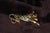 Jaguar Panther Cheetah Brooch Pin Gold Black Animal Jewelry Gold-tone metal, enamel, rhinestones. Dimensions: Height 0.7"...
