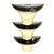 1930s Large 2' Grand Streamline Enameled Spun Aluminum 3 Tier Wall Sconce For Sale - Image 5 of 7