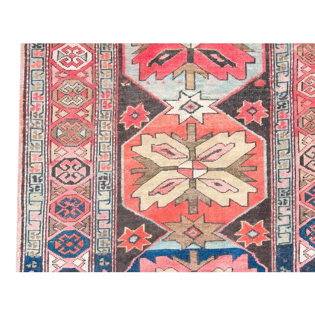 Early 20th Century Persian Kazak Rug For Sale - Image 4 of 15