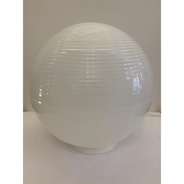 Large Murano Glass Sphere Leucos Lamp from Fontana Arte, 1970s For Sale - Image 6 of 6