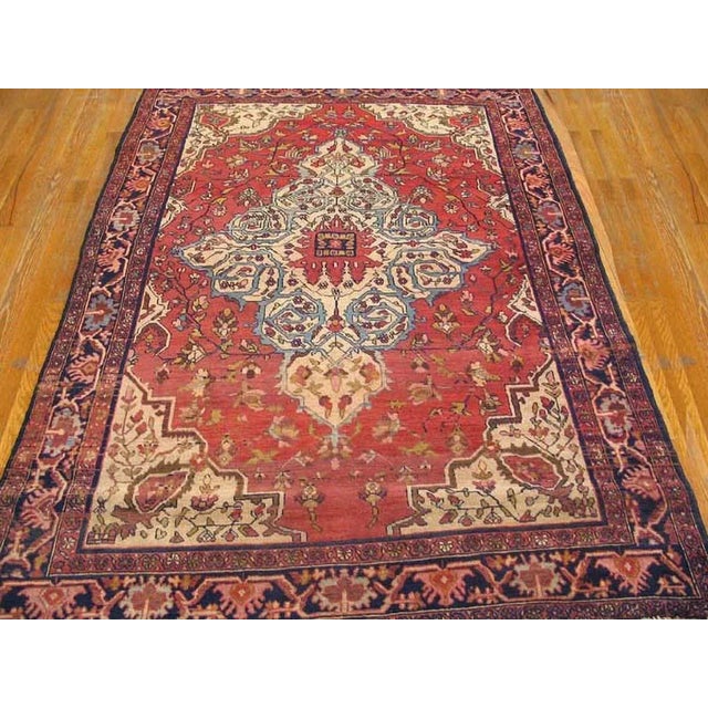 1920s Persian Sarouk Farahan Carpet ( 4'7" x 6'5" - 140 x 195 cm ) Antique Sarouk – Farahan Small Scatter Size Wool Coral...