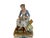 Antique Carl Thieme Dresden Porcelain Mantel Clock Figural Pastoral Woman Lamb Germany 1890s-1900s For Sale - Image 4 of 6