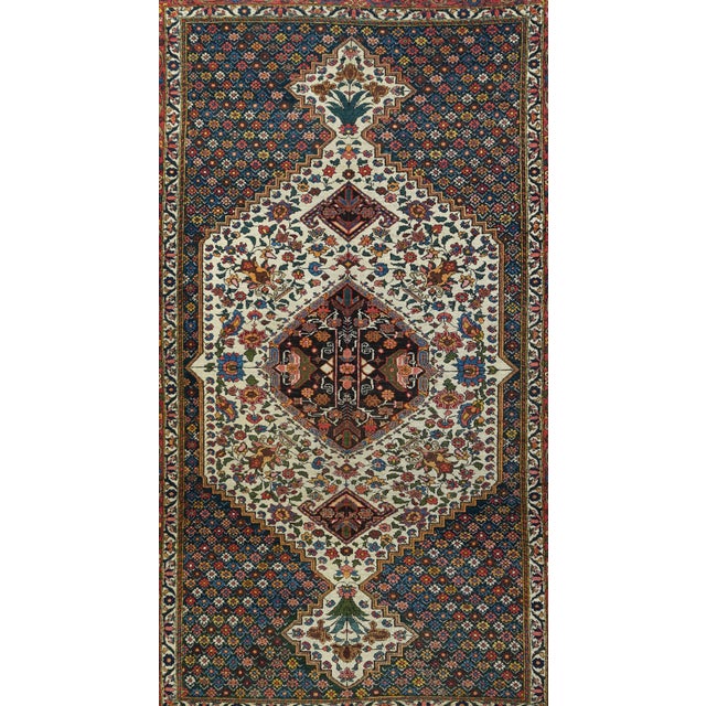 Traditional Vintage Bakhtiari Rug 4'9'' X 7'9'' For Sale - Image 3 of 12