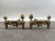 Antique French Brass Andirons with Acorn Finials & Swag Detail, a Pair This elegant pair of antique andirons showcases...
