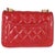 Chanel Red Quilted Puffy Calfskin Small Twist Your Buttons Flap Bag For Sale - Image 4 of 10
