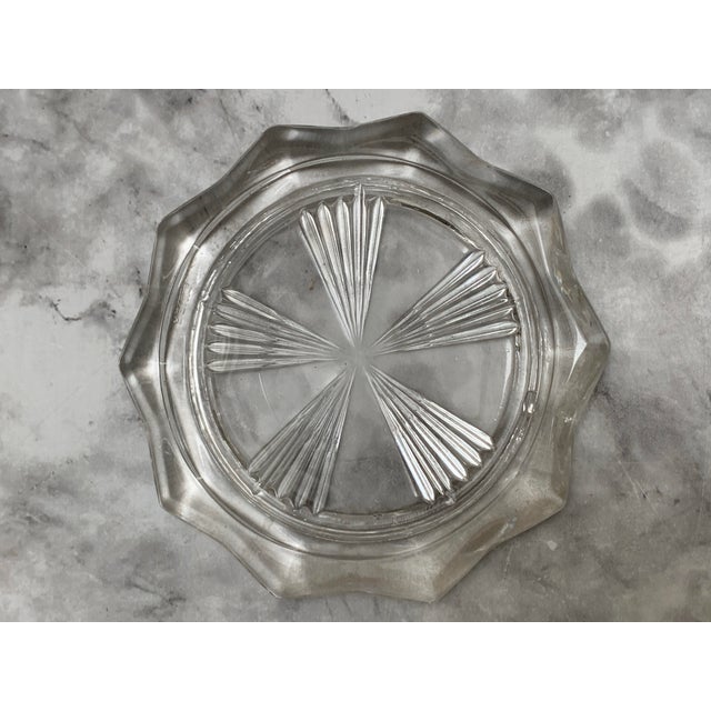 Vintage Midcentury Glass Coasters & Silver Holder-Set of Twelve For Sale - Image 9 of 9