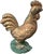 Mid Century Green & Gilt Glazed Ceramic Rooster from Dartmouth Pottery England, 1960s For Sale - Image 3 of 6