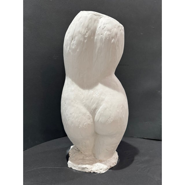 Mid 20th Century Mid 20th Century Larry Mohr Signed Figurative Sculpture – Plaster Modern Abstract Nude For Sale - Image 5 of 11