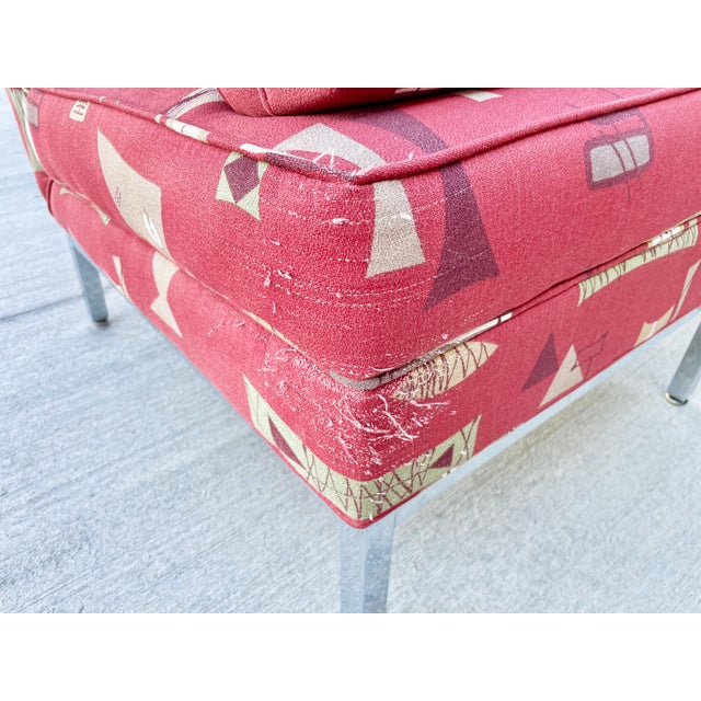 1970s Mid Century Chrome Lounge Chairs Styled After Florence Knoll- Set of 2 For Sale - Image 14 of 14