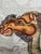 Metal Artist-Signed Mid-Century Animal Paintings in Heavy Hand-Painted Tole Frames, Set of Four For Sale - Image 7 of 12