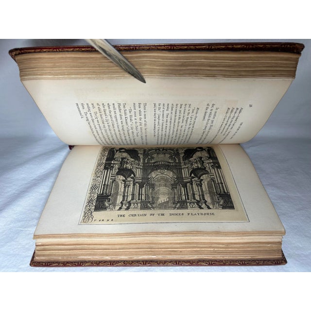 Mid 19th Century Illustrated Quarto Red Leather Volume Set, Peter Cunningham's the Story of Nell Gwyn and the Sayings of Charles the Second - 2 Books For Sale - Image 10 of 12