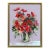 Poppy Parade - Framed Original Floral Mixed Media Painting on Canvas by Kellie Newsome For Sale
