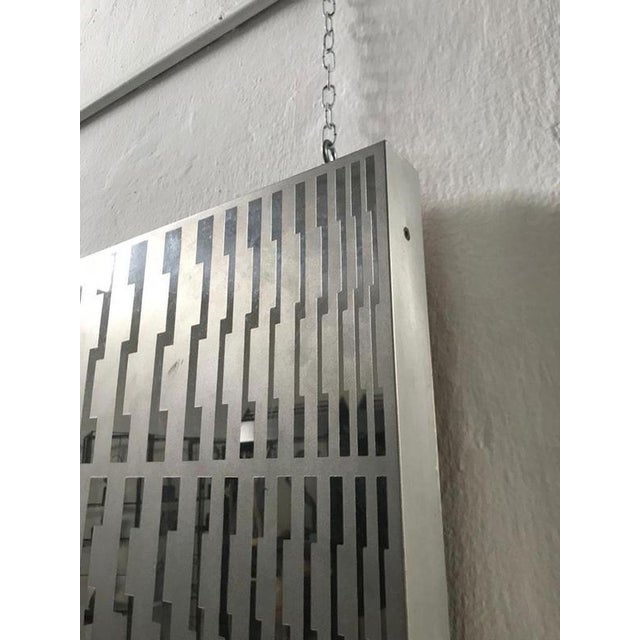 Silver Estuardo Maldonado, Mid-Century Modern Abstract Wall Panel, 1970, Stainless Steel For Sale - Image 8 of 18
