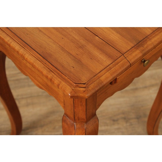 Ethan Allen Country French Style Side Table For Sale - Image 9 of 12