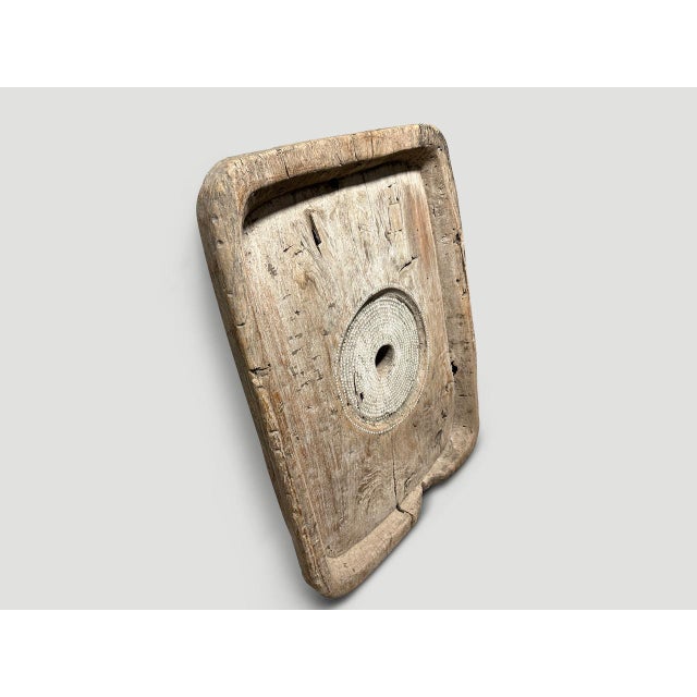 Andrianna Shamaris Century Old Rice Pounder For Sale - Image 18 of 18