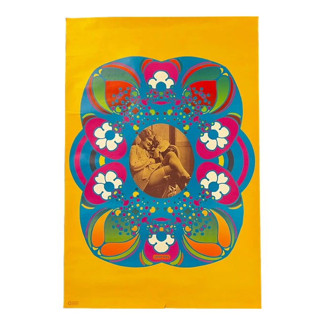 Peter Max “Flapper #5” Lithograph Poster Original For Sale