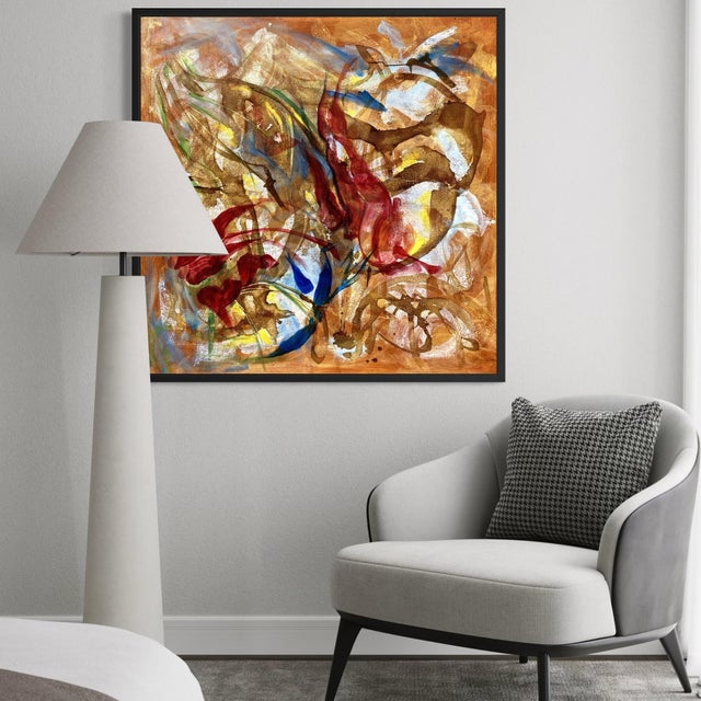 "Contemplation", Contemporary American Abstract Oil Painting For Sale In Atlanta - Image 6 of 6