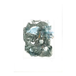Peter Dischleit, Abstract Composition, 1973, Ink and Watercolor on Paper For Sale