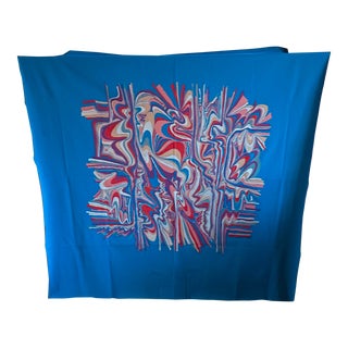 Abstract Psychedelic 1960's-1970's Textile Tapestry For Sale