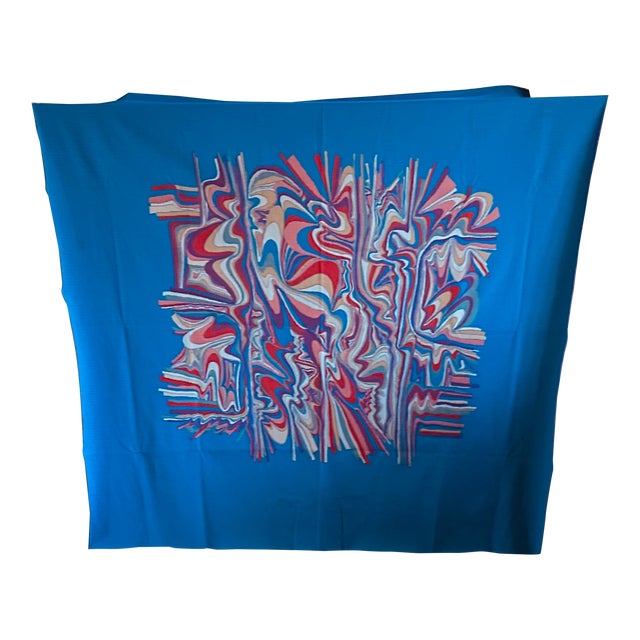 Abstract Psychedelic 1960's-1970's Textile Tapestry For Sale