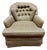 1970s Hollywood Regency Leopard Print Tufted Swivel Rocker Lounge Chair For Sale