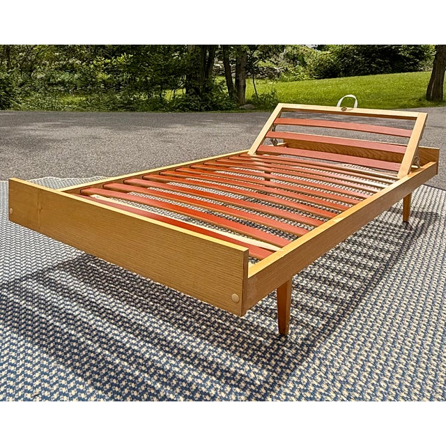 Vintage Swiss Hasena Adjustable Daybed For Sale - Image 4 of 6
