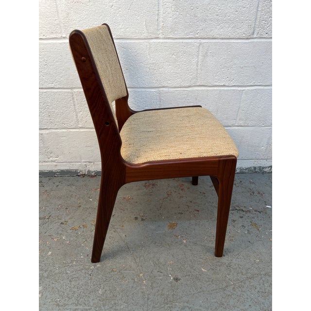 Set of Four Vintage Danish Modern Erik Buch Teakwood 'Model 89' Dining Chairs For Sale - Image 10 of 14
