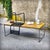 Coffee Table in Oak and Chromed Steel, 1980s For Sale - Image 13 of 18
