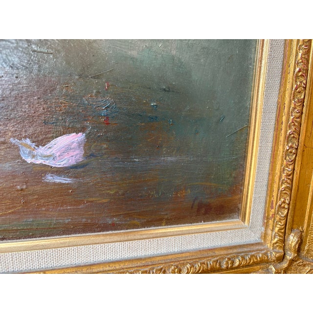 Victor Zolnierowicz, Still Life with Peonies, 1950s, Oil Painting on Canvas, Framed For Sale - Image 9 of 18