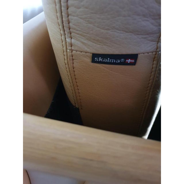 Wood Asmara 3-Seater Sofa in Leather from Skalma For Sale - Image 7 of 14