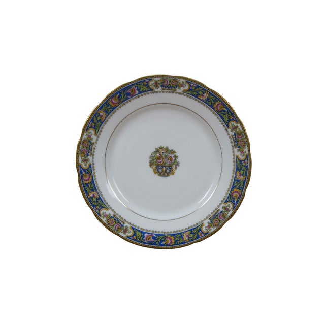 Art Deco 11 Antique Art Deco TLB Limoges Touze, Lemaître Frères & Blancher Plates For Sale - Image 3 of 11