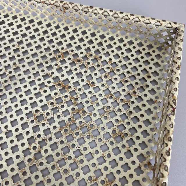 French Metal Tray Rigituelle by Mathieu Matégot, 1950s For Sale - Image 12 of 18