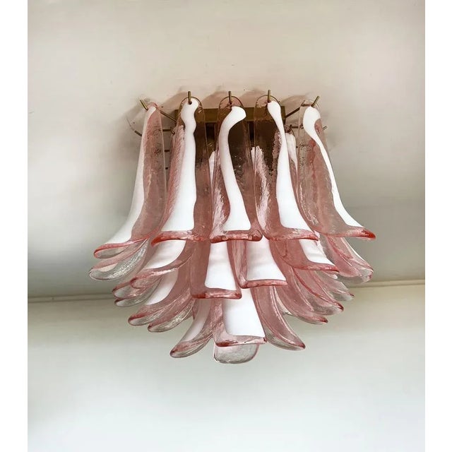 Murano Petal Ceiling Lamp, 1990s For Sale - Image 12 of 12