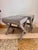 Billy Baldwin Pair of Early 2000s Faux Crocodile X-Base Benches With Nailhead Trim For Sale - Image 4 of 10