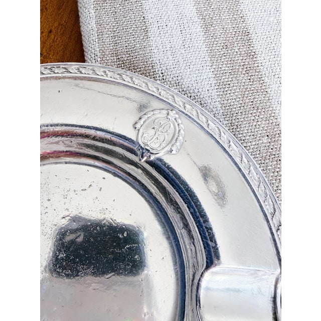 Gorham Manufacturing Company 1925 Silver Plated Cigar Ashtray From the Biltmore Hotel For Sale - Image 4 of 7