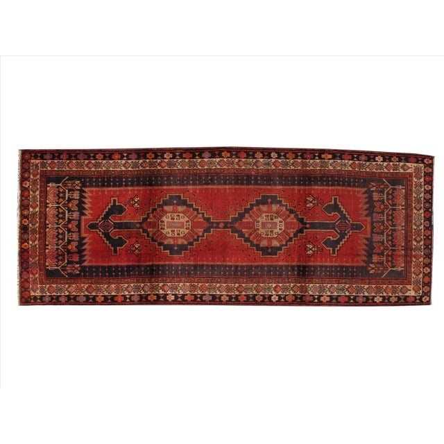 Apadana Red Persian Runner Rug 4'3" x 10'10" Chairish