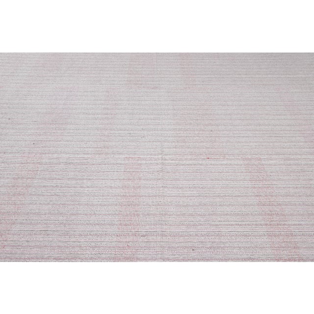 Mid-20th Century Vintage Flat-Weave Rug For Sale - Image 10 of 12