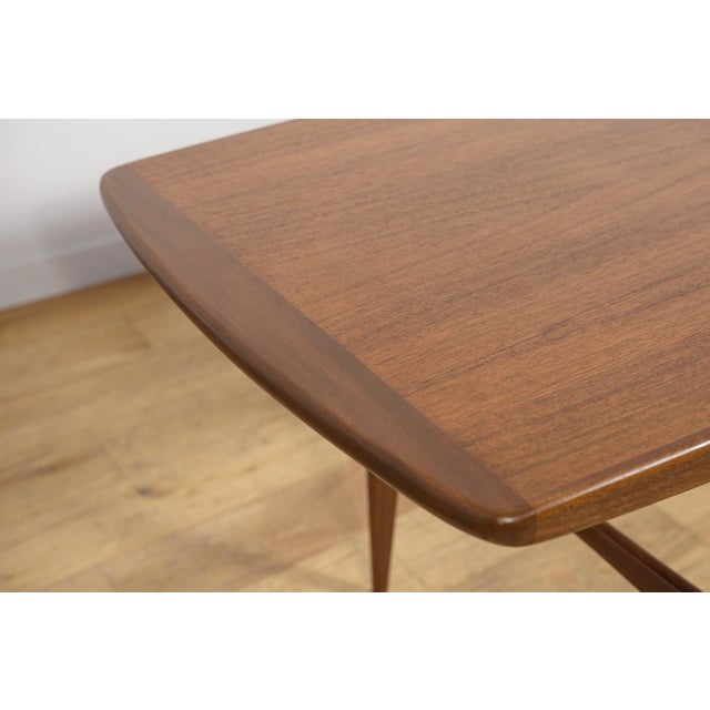 Brown Mid-Century Teak Coffee Table, Denmark, 1960s For Sale - Image 8 of 13